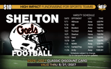 Shelton Gaels Football Classic Discount Card 2026