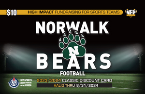 Norwalk Bears Football Classic Discount Card 2023