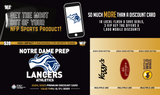 Notre Dame Prep Athletics Premium Discount Card 2024