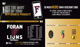 Foran Lions Football Premium Discount Card 2024