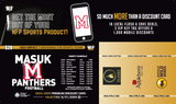 Masuk Panthers Football Premium Discount Card 2024