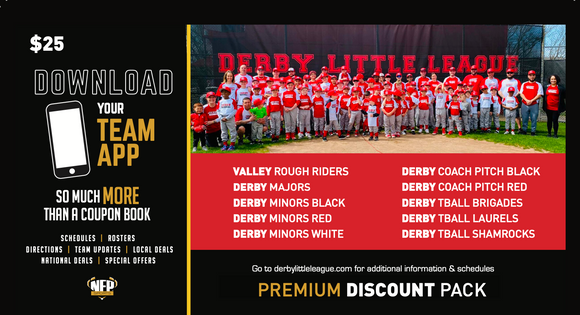 Derby Little League Premium Discount Pack Fundraiser 2025