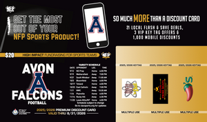 Avon Falcons Football Premium Discount Card 2025