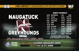 Naugatuck Greyhounds Football Classic Discount Card 2025