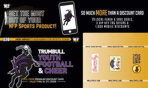 Trumbull Youth Football & Cheer Premium Discount Card 2025