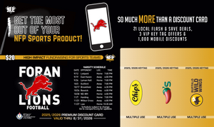 Foran Lions Football Premium Discount Card 2025