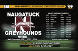 Naugatuck Greyhounds Football Classic Discount Card 2026