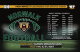 Norwalk Bears Football Classic Discount Card 2026