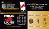 Foran Lions Football Premium Discount Card 2026