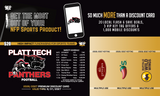 Platt Tech Panthers Football Premium Discount Card 2026